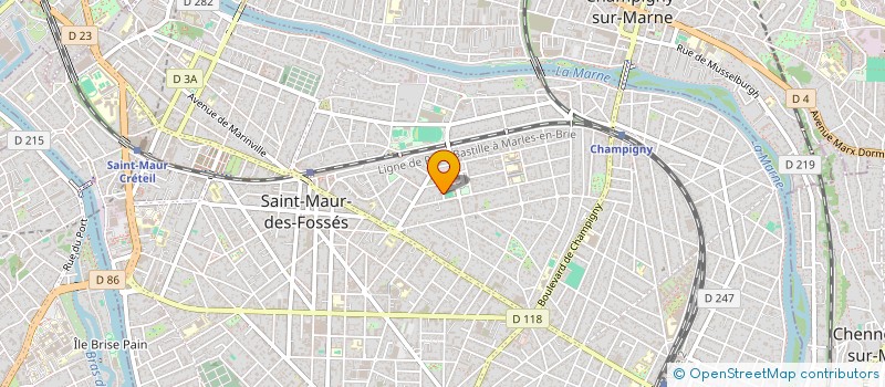 localisation de l'entreprise FAMILLE LABIE à SAINT-MAUR-DES-FOSSES