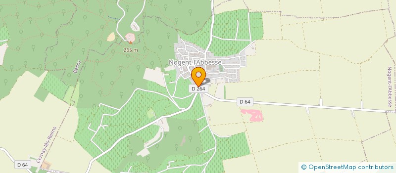 localisation de l'entreprise FAMILLE LABORDE COUSTHEUR  NOGENT-L'ABBESSE