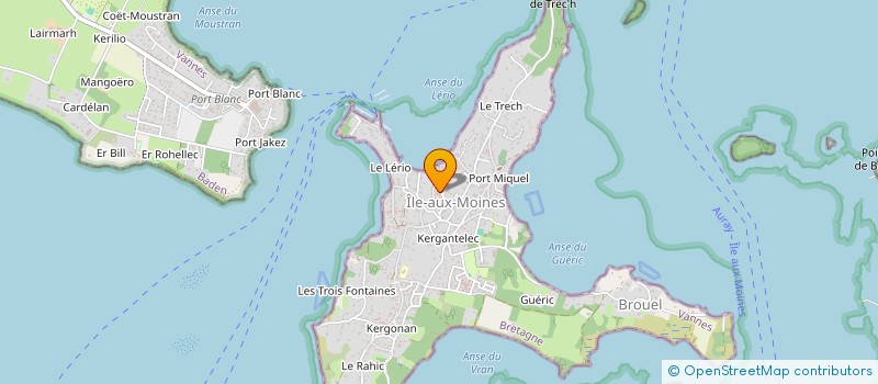 localisation de l'entreprise FAMILLE LANDEL DU BINDO  ILE-AUX-MOINES