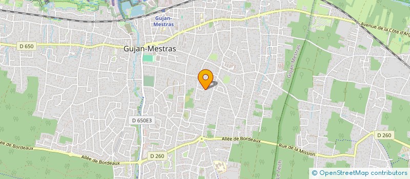 localisation de l'entreprise FAMILLE LANNES  GUJAN-MESTRAS