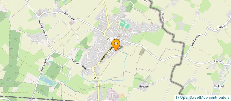 localisation de l'entreprise FAMILLE LASSON  WILLEMS