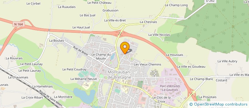 localisation de l'entreprise FAMILLE LE FUR SCI  MONTAUBAN-DE-BRETAGNE