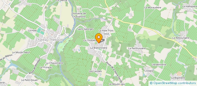 localisation de l'entreprise FAMILLE LEBAS à MAISDON-SUR-SEVRE