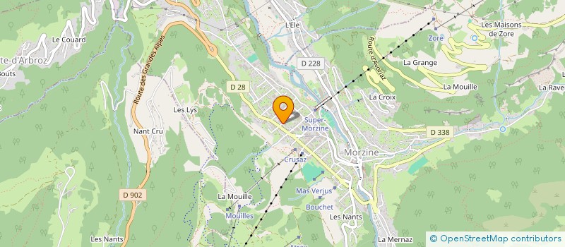localisation de l'entreprise FAMILLE LECOEUR  MORZINE