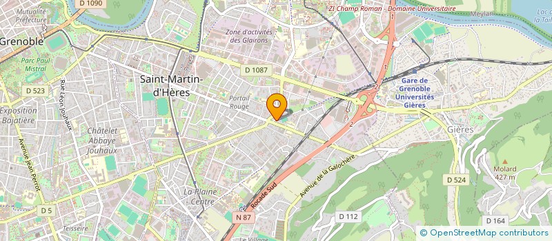 localisation de l'entreprise FAMILLE LENG  SAINT-MARTIN-D'HERES