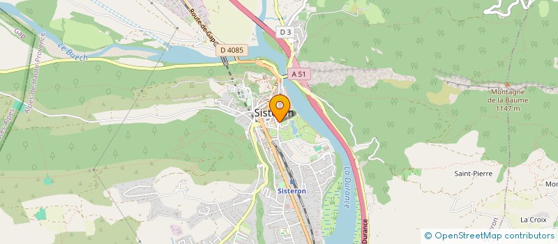 localisation de l'entreprise FAMILLE LEZAMY  SISTERON