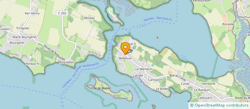 localisation de l'entreprise FAMILLE LIEVOIS 56 à SENE