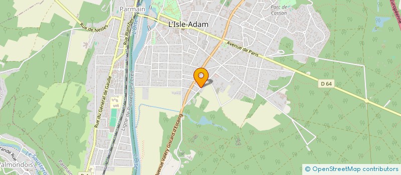 localisation de l'entreprise FAMILLE LITAN  L'ISLE-ADAM