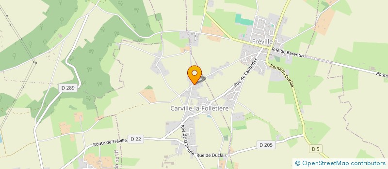 localisation de l'entreprise FAMILLE LUC  CARVILLE-LA-FOLLETIERE