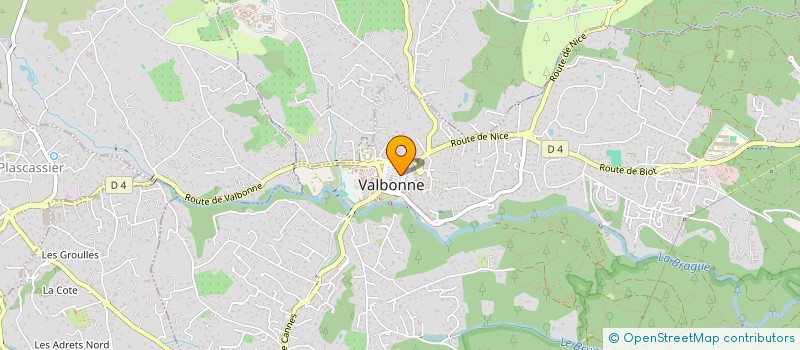 localisation de l'entreprise FAMILLE M FRANCE PATRIMOINE  VALBONNE