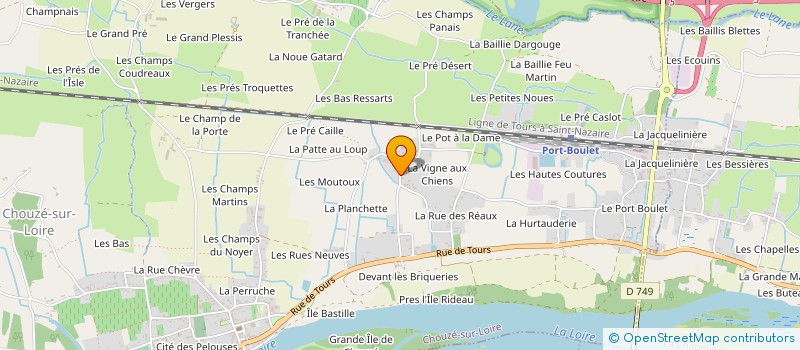 localisation de l'entreprise FAMILLE MABILLEAU  CHOUZE-SUR-LOIRE