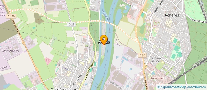 localisation de l'entreprise FAMILLE MACDONALD  CARRIERES-SOUS-POISSY