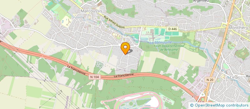 localisation de l'entreprise FAMILLE MAINFROID  MARCOUSSIS