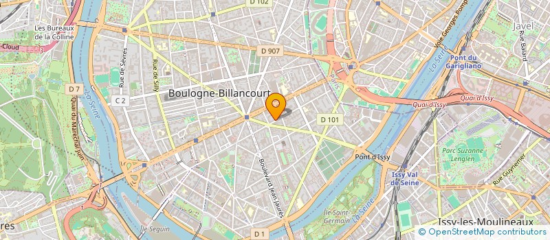 localisation de l'entreprise FAMILLE MAITRE à BOULOGNE-BILLANCOURT