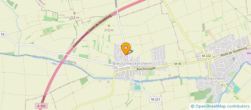 localisation de l'entreprise FAMILLE MARCHANT  BREUSCHWICKERSHEIM