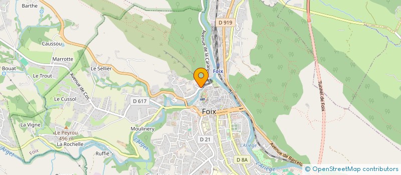 localisation de l'entreprise FAMILLE MARECHAL à FOIX