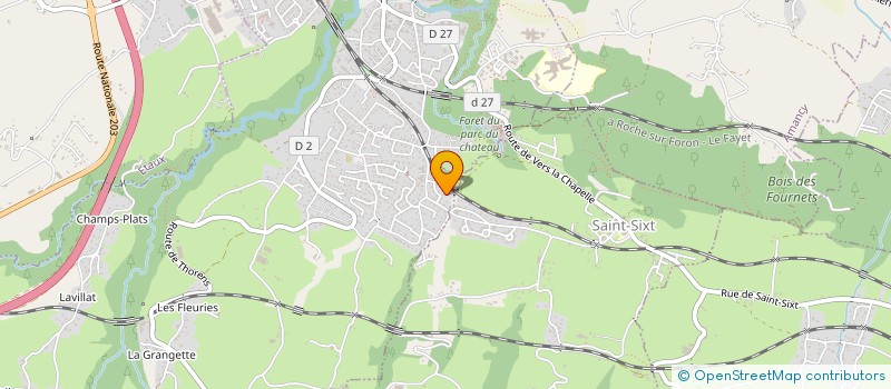 localisation de l'entreprise FAMILLE MARIE  LA ROCHE-SUR-FORON