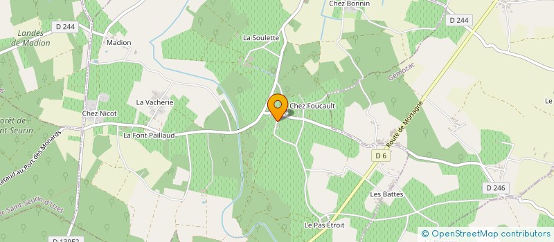 localisation de l'entreprise FAMILLE MARQUIZEAU  GIVREZAC