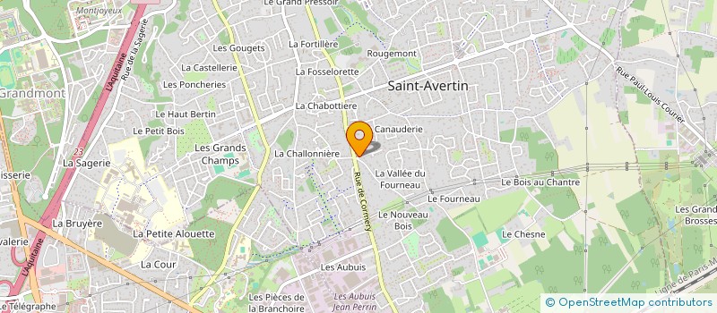 localisation de l'entreprise FAMILLE MARTIN  SAINT-AVERTIN