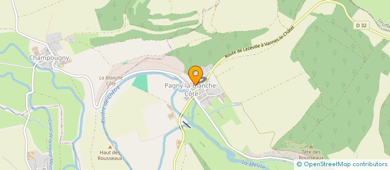 localisation de l'entreprise FAMILLE MARTIN ALONSO à PAGNY-LA-BLANCHE-COTE