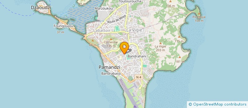 localisation de l'entreprise FAMILLE MASSOUNDI à PAMANDZI
