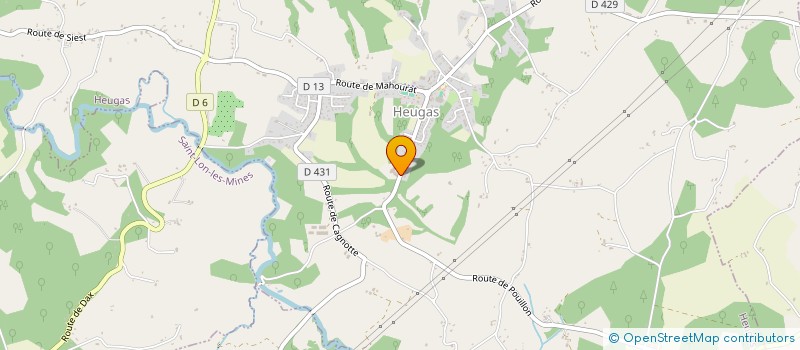 localisation de l'entreprise FAMILLE MASSY  HEUGAS