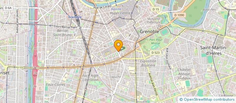 localisation de l'entreprise FAMILLE MEDIA ISERE à GRENOBLE