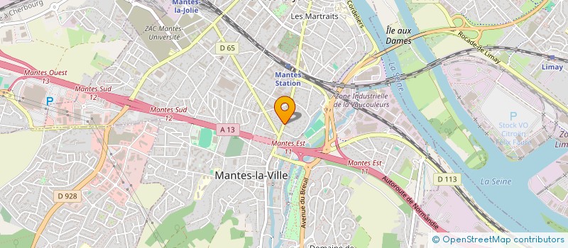 localisation de l'entreprise FAMILLE MIAKS  MANTES-LA-VILLE