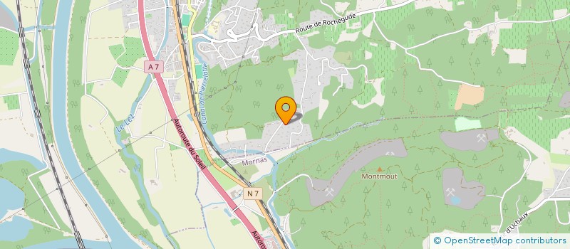 localisation de l'entreprise FAMILLE MOLLARD  MONDRAGON