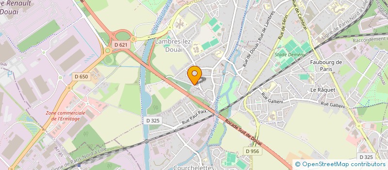 localisation de l'entreprise FAMILLE MORLES-SERMAN  LAMBRES-LEZ-DOUAI