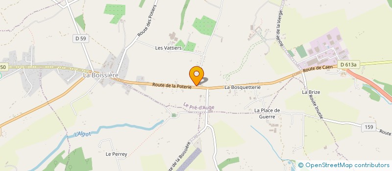 localisation de l'entreprise FAMILLE MOTTE à LE PRE-D'AUGE