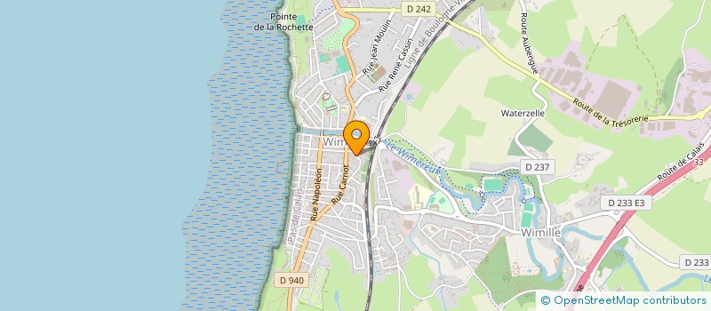 localisation de l'entreprise FAMILLE NICOLE VINCENT  WIMEREUX