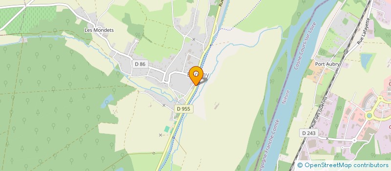 localisation de l'entreprise FAMILLE OURY STEPHANE  BANNAY