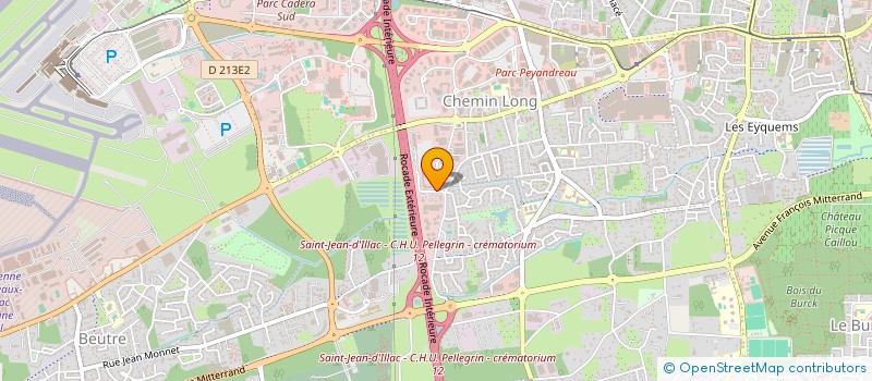 localisation de l'entreprise FAMILLE P & J ALLARD  MERIGNAC