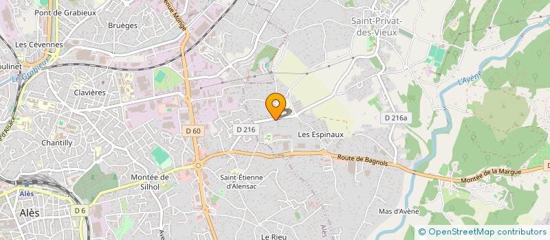 localisation de l'entreprise FAMILLE PAIS LOPES  SAINT-PRIVAT-DES-VIEUX