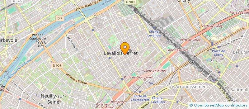 localisation de l'entreprise FAMILLE PAN à LEVALLOIS-PERRET
