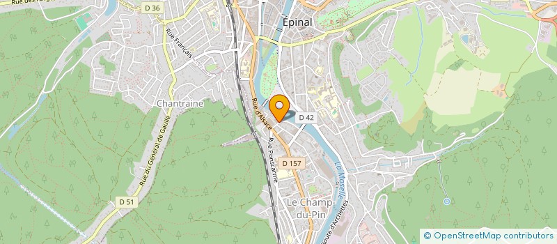 localisation de l'entreprise FAMILLE PAPILLARD à EPINAL