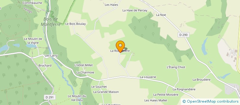 localisation de l'entreprise FAMILLE PAROISSIALE à LONGNY LES VILLAGES
