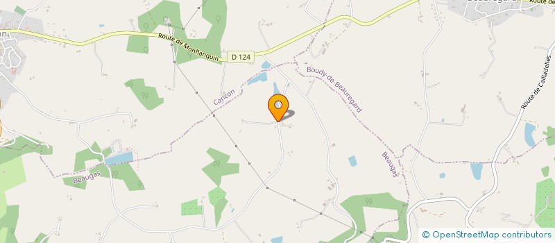 localisation de l'entreprise FAMILLE PELOUX  BEAUGAS