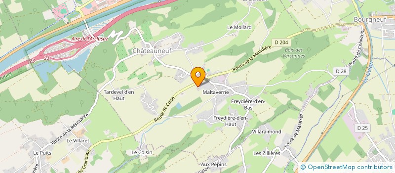 localisation de l'entreprise FAMILLE PEPIN  CHATEAUNEUF