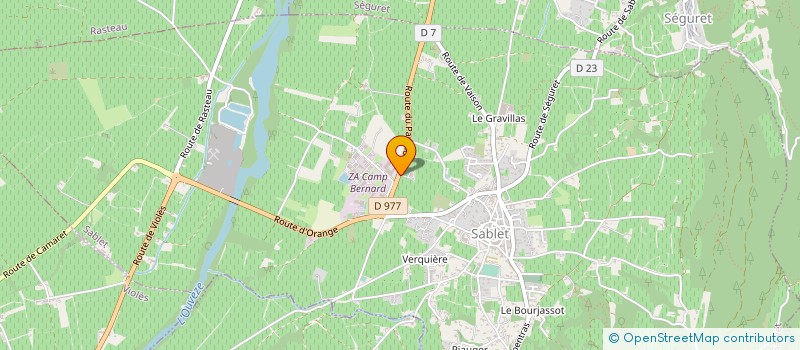 localisation de l'entreprise FAMILLE PERDIGAO  SABLET