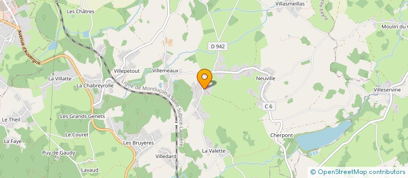 localisation de l'entreprise FAMILLE PICHARD à SAINTE-FEYRE