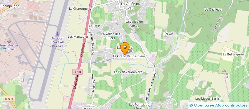 localisation de l'entreprise FAMILLE PICHOT  PARCAY-MESLAY