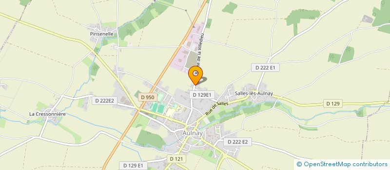 localisation de l'entreprise FAMILLE PINCHARD  AULNAY