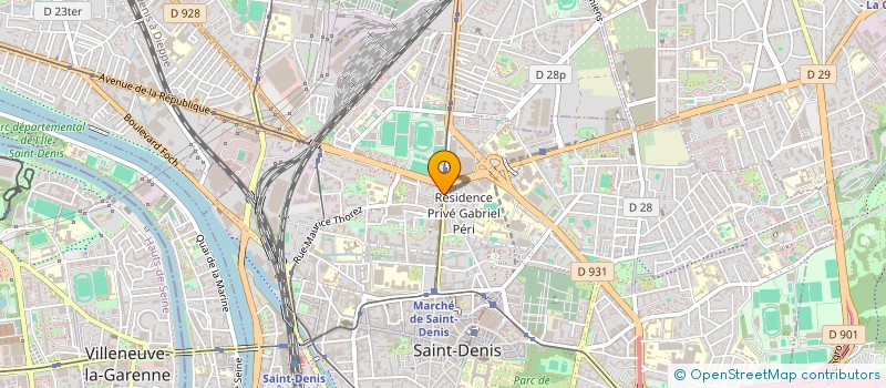 localisation de l'entreprise FAMILLE PIZZA à SAINT-DENIS