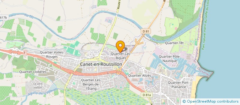 localisation de l'entreprise FAMILLE PLA  CANET-EN-ROUSSILLON