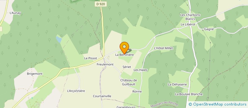 localisation de l'entreprise FAMILLE POISOT à MOUTIERS-AU-PERCHE