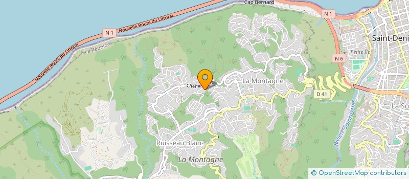 localisation de l'entreprise FAMILLE POLVERELLI à SAINT-DENIS
