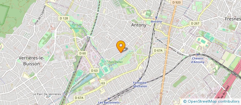 localisation de l'entreprise FAMILLE PONCET à ANTONY