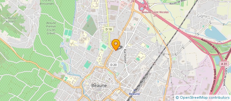 localisation de l'entreprise FAMILLE PONNELLE à BEAUNE